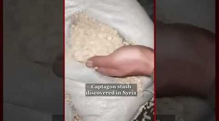 Captagon stash discovered in Syria