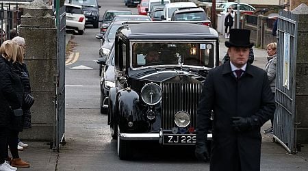 Dickie Rock laid to rest as priest tells mourners King of Cabra was the 'last of the legends'