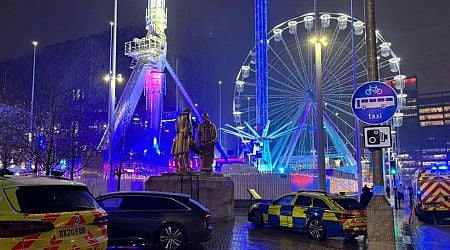 Christmas funfair ride 'collapses' in Birmingham leaving several injured as ambulances flood the scene