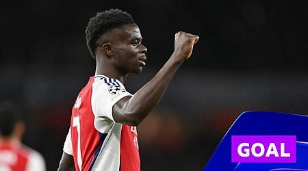 Lewis-Skelly sets up Saka for first as Arsenal beat Monaco