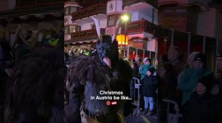 The most bizarre tradition! #krampus #austria #scary #christmas #germany #switzerland