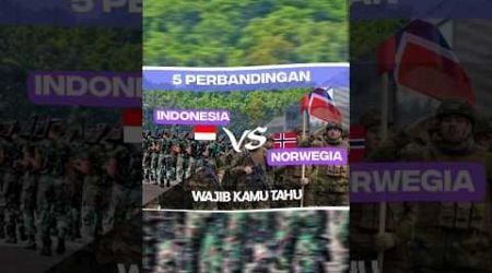 5 Perbandingan Indonesia VS Norwegia #shorts #vs #indonesia #norway #fakta #top5 #military