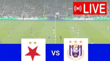 Live Match, Slavia Praha vs Anderlecht | UEFA Europa League 2024/25 | Match Highlights