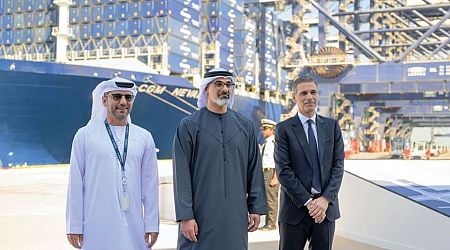 Abu Dhabi Crown Prince inaugurates CMA Terminals Khalifa Port