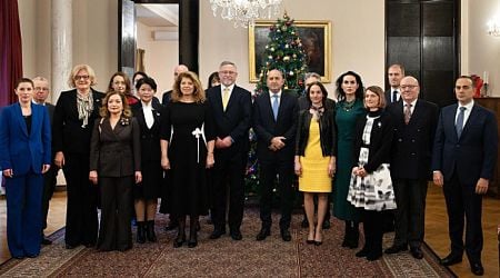 President Radev meets with Bulgarian-speaking ambassadors at the Polish Embassy