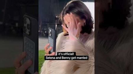 Selena Gomez and Benny Blanco get married #selenagomez #foryou