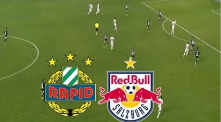 RB Salzburg vs SK Rapid Wien 2-2 Highlights | Austria Bundesliga 2024-2025