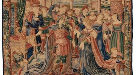 Exceptional 1530 tapestry returns to its original Brussels location thanks to unique philanthropic partnership