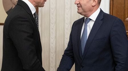 President Rumen Radev Meets with Hungarian Foreign Minister Peter Szijjarto