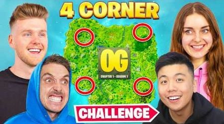 The OG FORTNITE 4 CORNER Challenge!