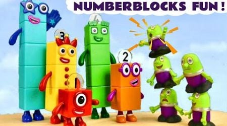 Funlings Numberblocks Challenge with Numbers and Shapes