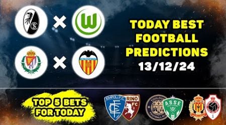 Football predictions today betting tips Freiburg vs Wolfsburg, Valladolid vs Valencia