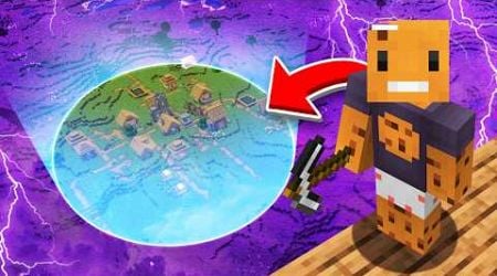 I Survived 100 Days in a FORTNITE STORM in Minecraft Hardcore