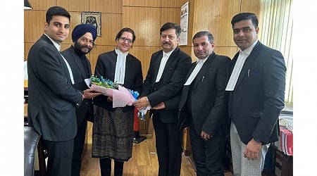 Newly elected team of Bar Association calls on Chief Justice, judges