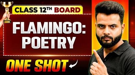 Vijeta 2025 | Flamingo Poetry One Shot | English | Class 12th Boards