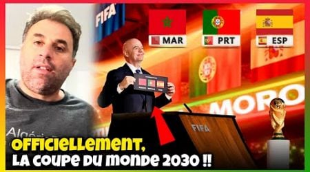 COUPE DU MONDE 2030 : Officiellement au Maroc, Espagne et Portugal !! #maroc #football #2030