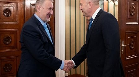 President Rumen Radev Meets with North Macedonia's Former Prime Minister Ljupco Georgievski