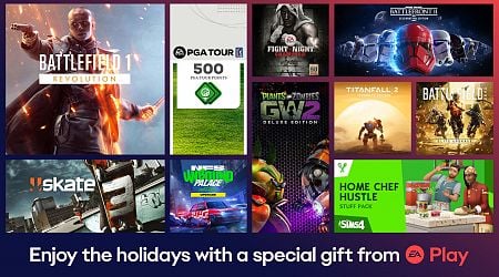 Enjoy A Rewards and Gift Filled Holiday Season This Month with EA Play