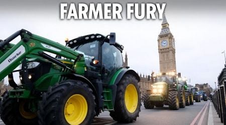 Hundreds of tractors in London as farmers brand PM Keir Starmer a &#39;grave robber&#39; over tax blow