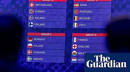 Euro 2025 draw: England get tough group with France, Netherlands, Wales