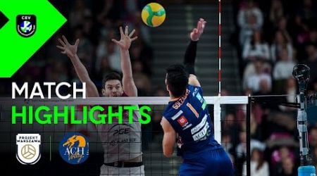 PGE Projekt WARSZAWA vs. Ach Volley Ljubljana - Match Highlights