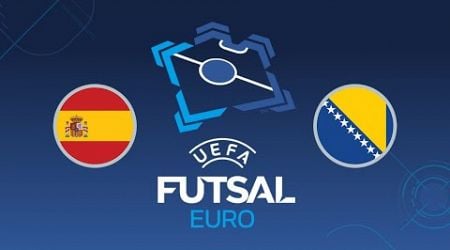 Spain - Bosnia &amp; Herzegovina #futsal UEFA Futsal Euro - Qualification 17.12.2024