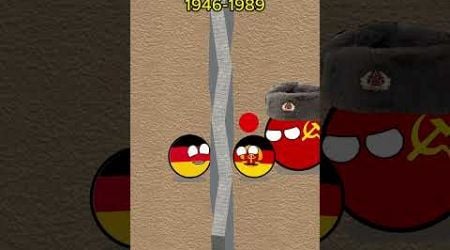 Germany history 1946-1989 #countryballs #shortvideo #shorts