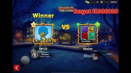 8 Ball Pool game three target 10 million coins and I keep losing