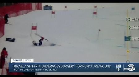 Shiffrin recovering after surgery to treat wound suffered in race crash