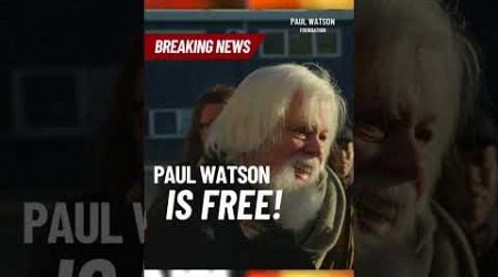 BREAKING NEWS - PAUL WATSON IST FREI