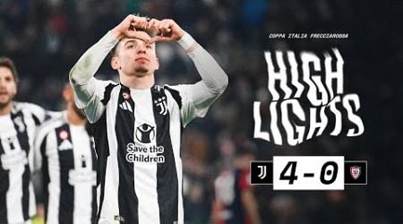 HIGHLIGHTS COPPA ITALIA | Juventus 4-0 Cagliari | DV9, Koop, Chico &amp; Nico send us to the next round!