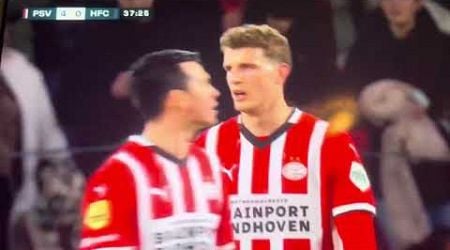 Goal Guus Til 4-0 PSV Eindhoven vs Koninklijke HFC