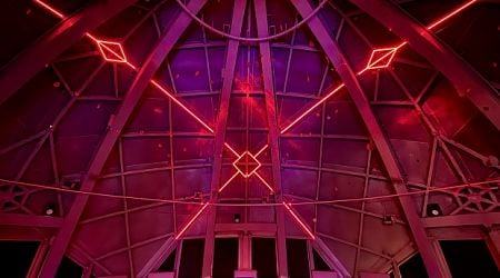 Digital sound and light installation transforms the Atomium into a stellar experience