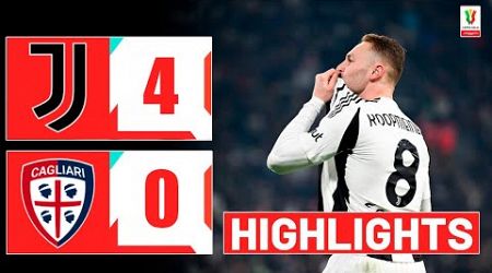 Teun Koopmeiners Free-Kick Goal | Juventus vs Cagliari 4-0 Highlights | Coppa Italia 2024