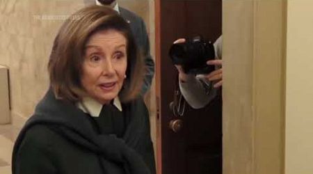 Nancy Pelosi hospitalized after she &#39;sustained an injury&#39; from fall on official trip to Luxembourg