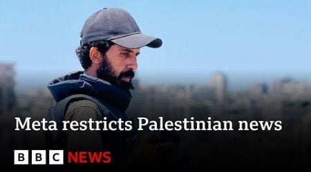 How Meta restricted news in Palestinian territories | BBC News