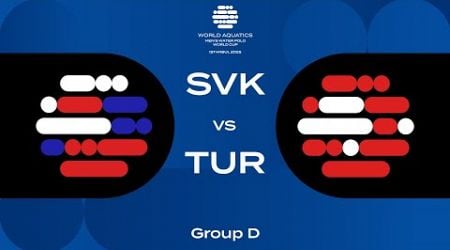 Netherlands vs Slovakia | Group D | Men&#39;s Water Polo World Cup 2025 | Division 2 | Istanbul