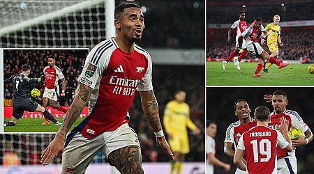 Gabriel Jesus bags hat-trick as Arsenal beat Crystal Palace in thriller