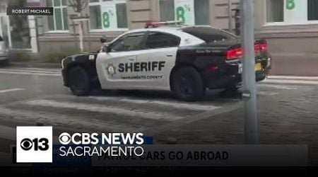 Why was a Sacramento sheriff&#39;s office vehicle in Europe?