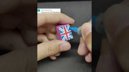 Draw United Kingdom flag on the keyboard