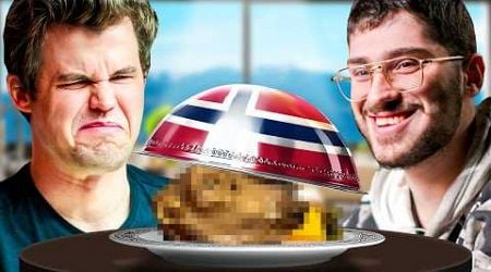 Chess Grandmasters TRY The WEIRDEST Norwegian Foods!