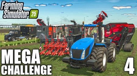 MEGA Equipment Challenge - Timelapse #4 | Farming Simulator 25