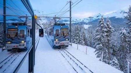 Best winter train rides in Switzerland - Jungfrau region - Glacier Express