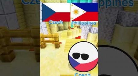 Philippines and Czech flags are similar #subscribe #countryballs #countries #funny #flags#shorts