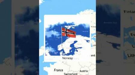 Map of Norway ##geography #map #viralshort #subscribe to like