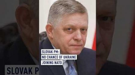 Slovak PM: No chance of Ukraine joining NATO