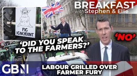 WATCH: Labour REFUSE to meet farmers despite being just METRES away from protest in latest INSULT