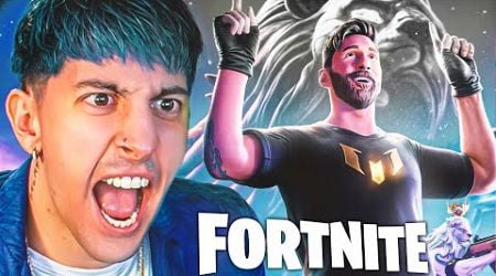 GANO UNA PARTIDA CON LA SKIN DE MESSI EN FORTNITE