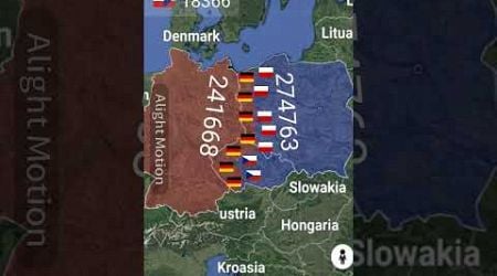 Germany vs poland and czech#mapping #viralshorts