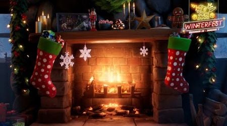 Fortnite Winterfest Yule Log